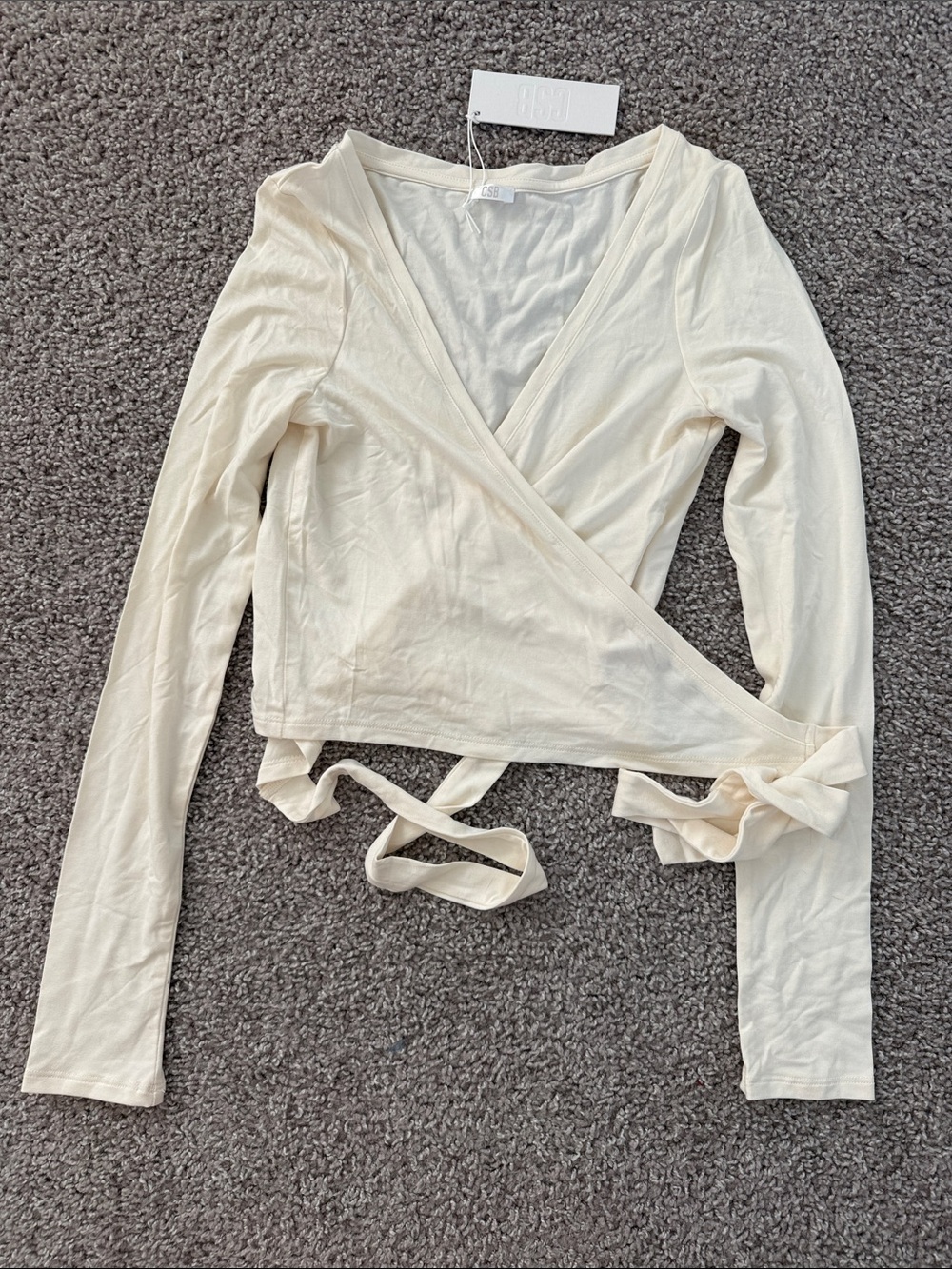 CSB Ballet Wrap Top - Picture 5 of 7